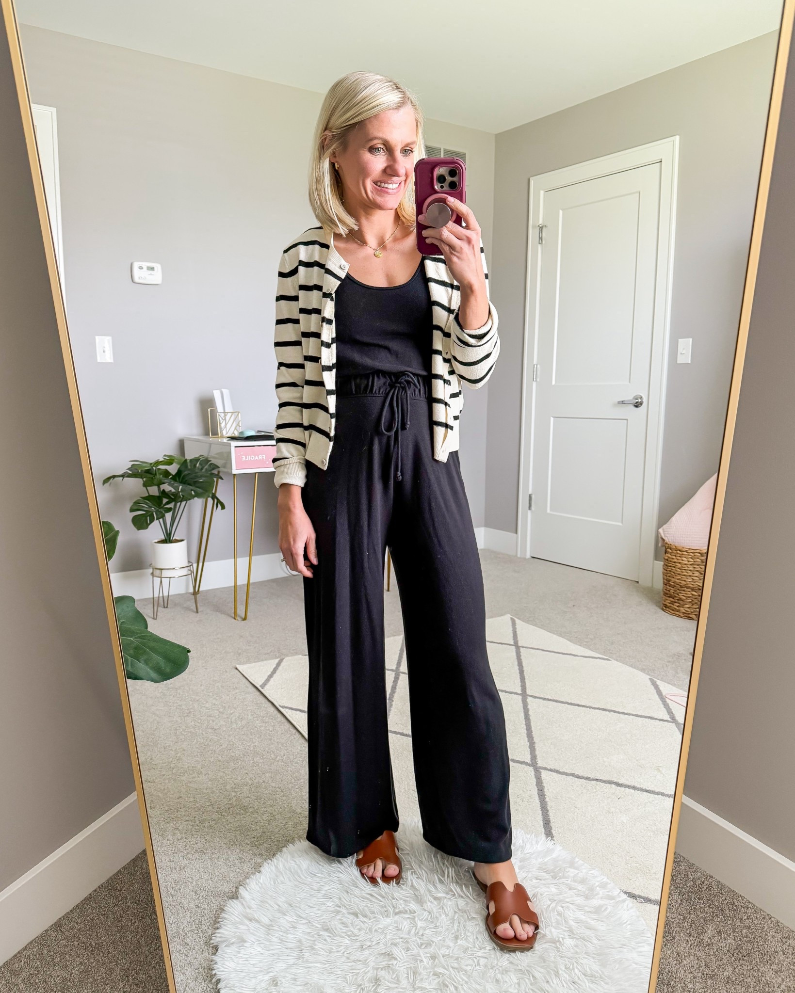What I wore this week! Jumpsuit and cardigan are both sold out. I linked similar options! 

#LTKStyleTip #LTKPetite #LTKOver40
