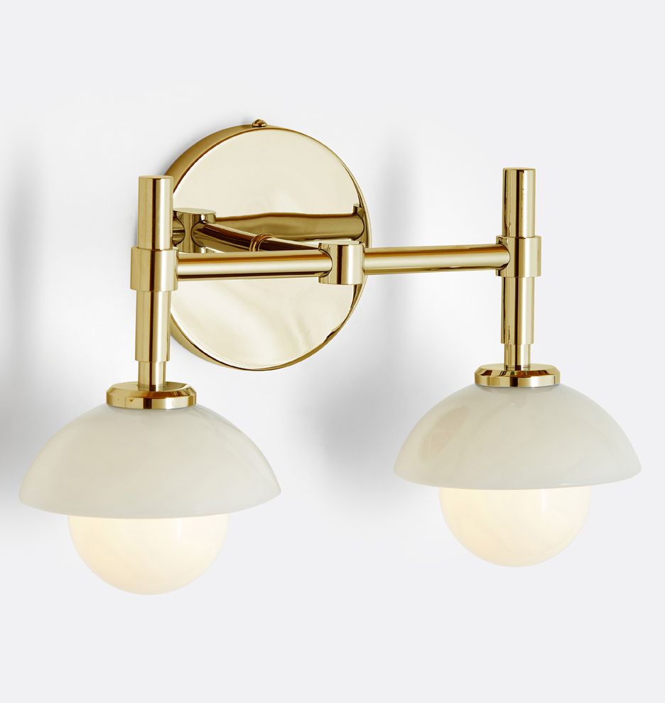 Greenwich Double Sconce | Rejuvenation