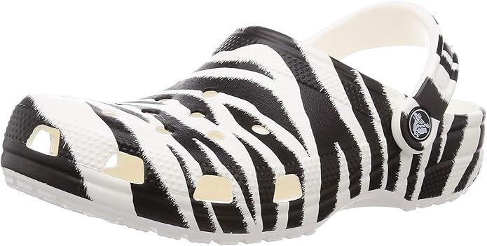 Crocs Women's Men's Classic Animal Print Clog | Zebra and Leopard Shoes | Amazon (US)