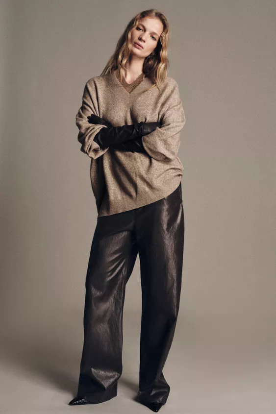 OVERSIZE-PULLOVER AUS WOLLE | Zara DE