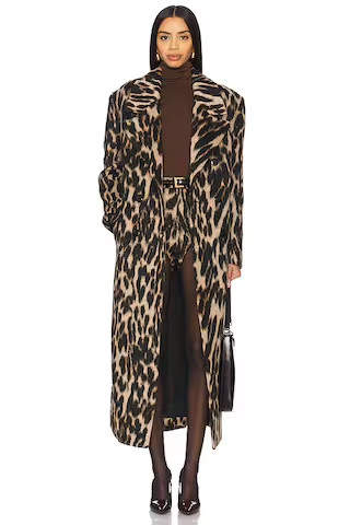 SER.O.YA Chiara Wool Coat in Bengal Print from Revolve.com | Revolve Clothing (Global)