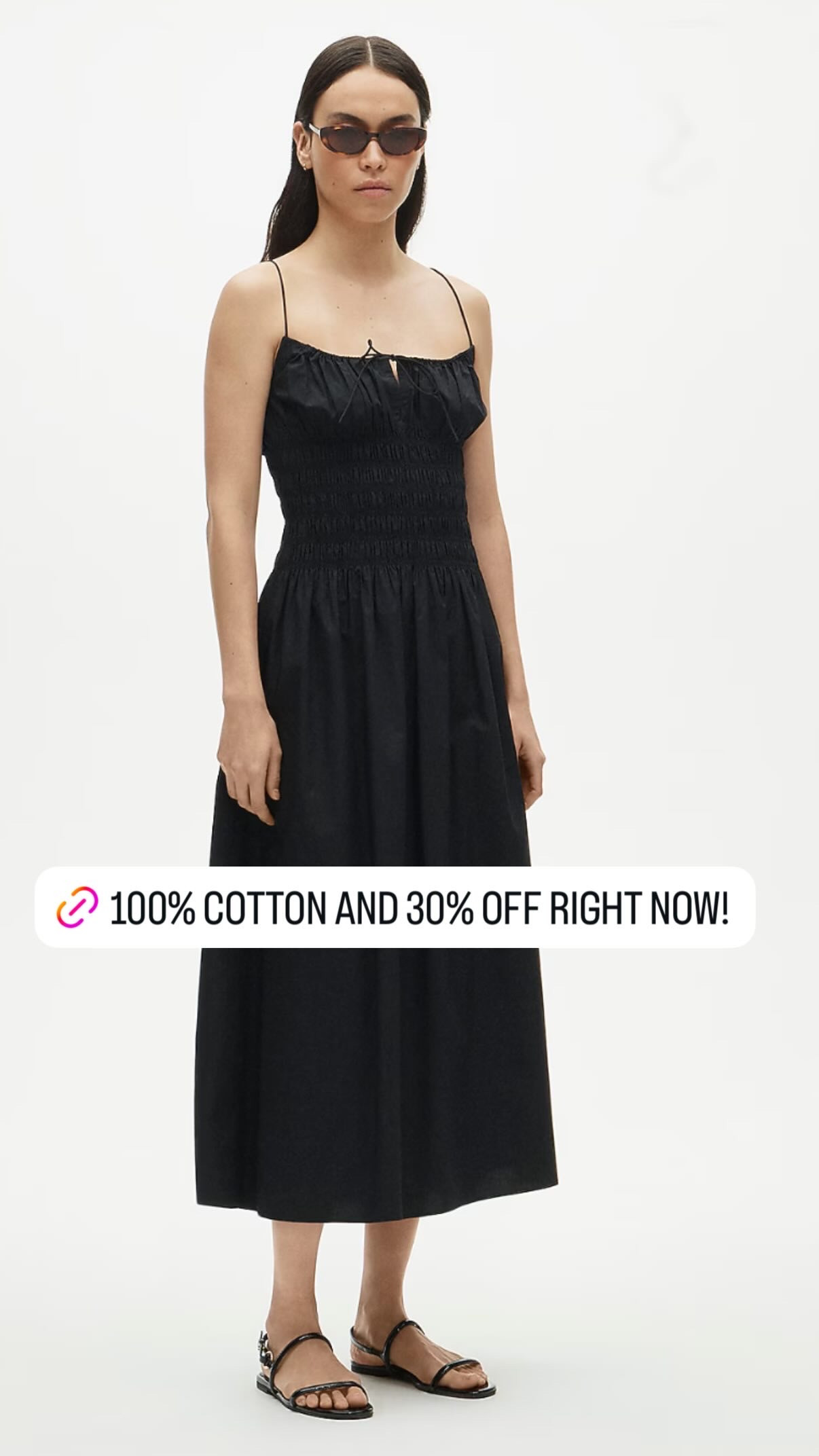 !00% cotton flattering black dress. Also, it's 30% off right now! Sharing a roundup of summer staples under $150 to elevate your look! From dresses, blouses, accessories, and more! 

 #LTKgrwm #LTKSeasonal #LTKSaleAlert