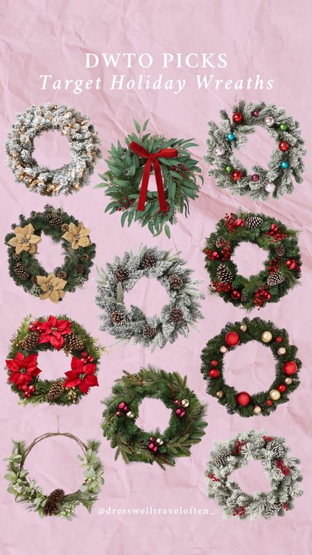 Christmas wreaths | target holiday decor | holiday wreaths 



#LTKHoliday #LTKhome #LTKSeasonal