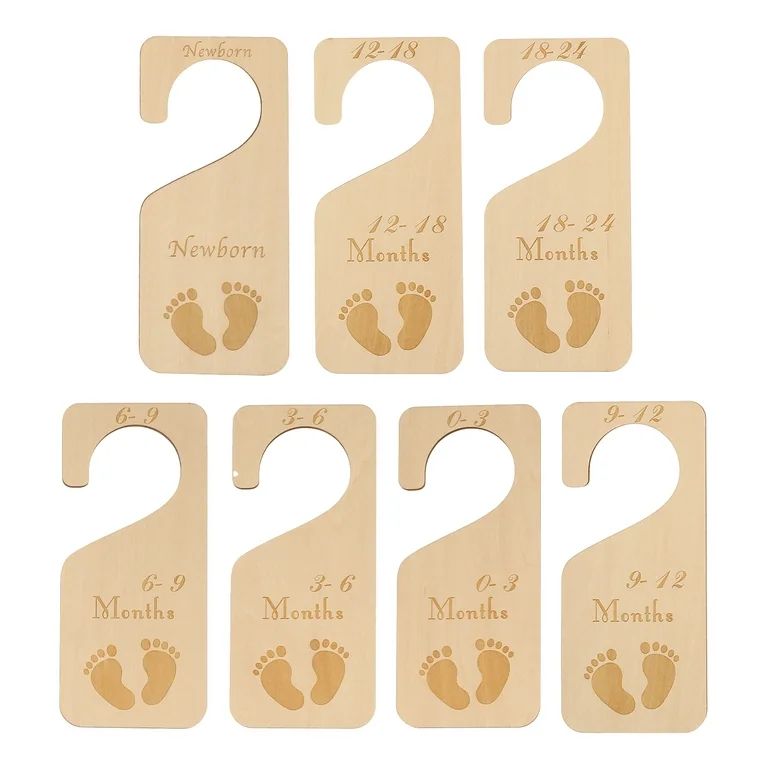 BUTORY 7Pcs Baby Closet Dividers for Clothes  Adorable Nursery Decor Dividers to Make a Tidy&Well... | Walmart (US)