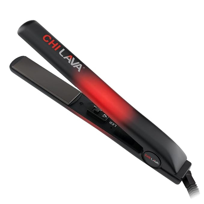 CHI Original Lava Ceramic Flat Iron, Hair Straightener For An Even & Smooth Finish, Lower Tempera... | Amazon (US)