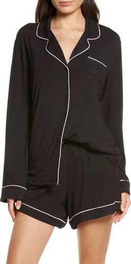 Moonlight Eco Long Sleeve Short Pajamas | Nordstrom