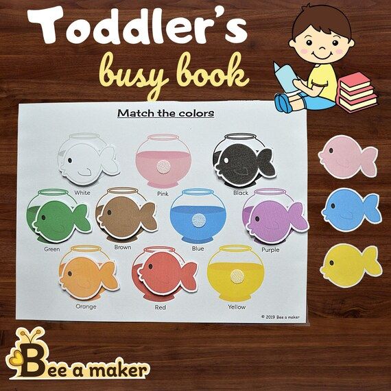 Busy book Interactive toddler/prek learning binder | Etsy | Etsy (US)