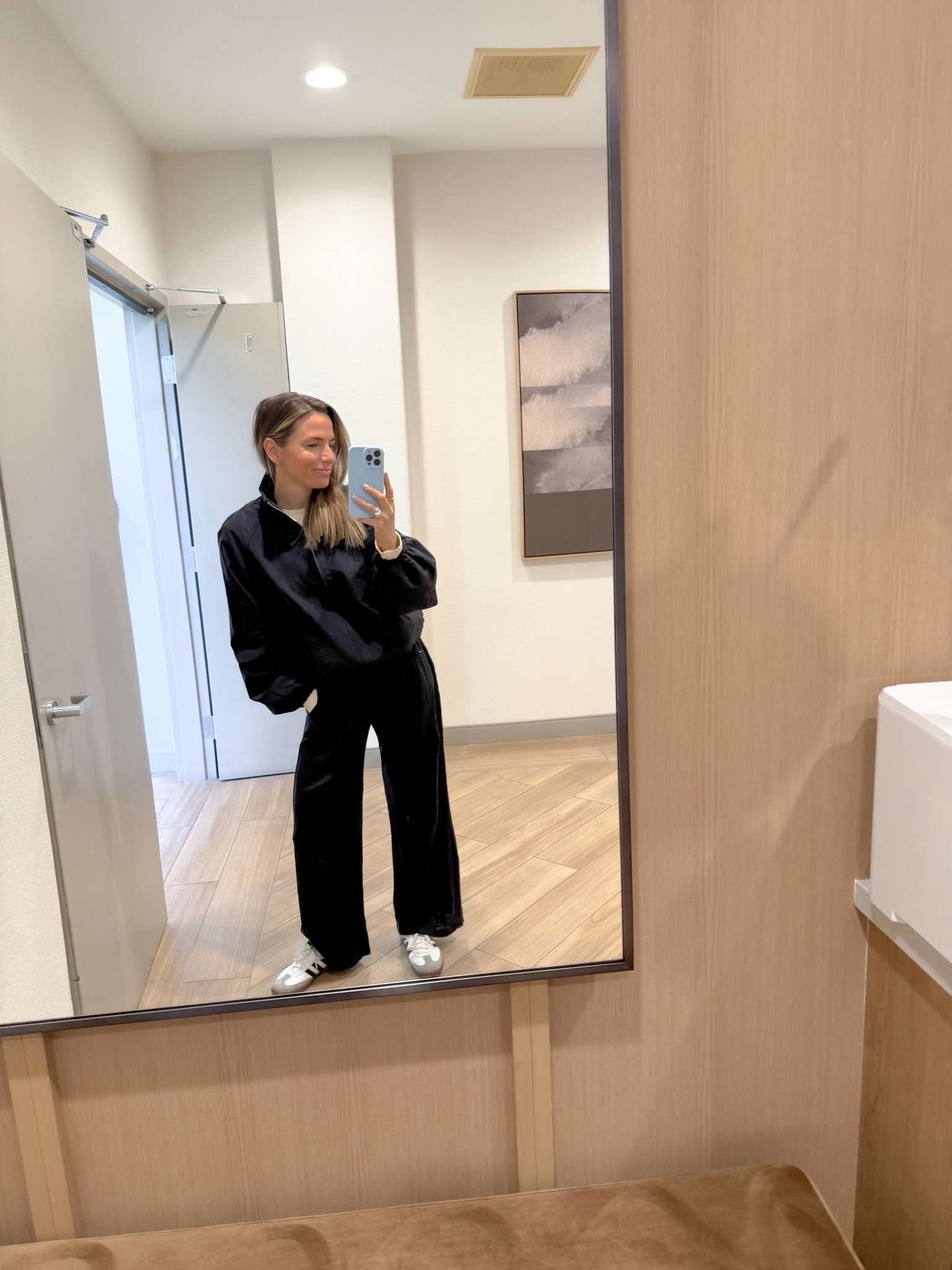 The art of a long haul travel airport outfit- a sweatshirt is a must, because planes can usually get cold, along with a pair of very comfy pants that you can sleep in. I just got these and I’m loving them- I will be wearing them for every long haul flight this year!! The funnel neck windbreaker jacket wasn’t a necessity in Vietnam (it was so hot) but I loved the way it made my airport outfit look at little chicer. 🙂 #travel #flightoutfit #longhaultravel #traveloutfit #airplaneoutfit 

#LTKdayinmylife #LTKTravel #LTKootd