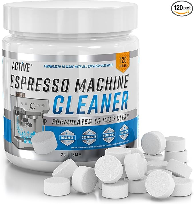 Espresso Machine Cleaning Tablets Descaling - 120 Tabs | Compatible with Breville Barista Express... | Amazon (US)