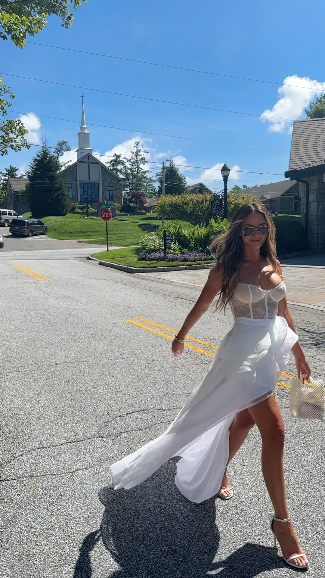 Bride to be outfit 
Rehearsal dinner outfit 
Bridal luncheon 
In the small! 
White heels are true to size 

#LTKshoecrush #LTKstyletip #LTKwedding