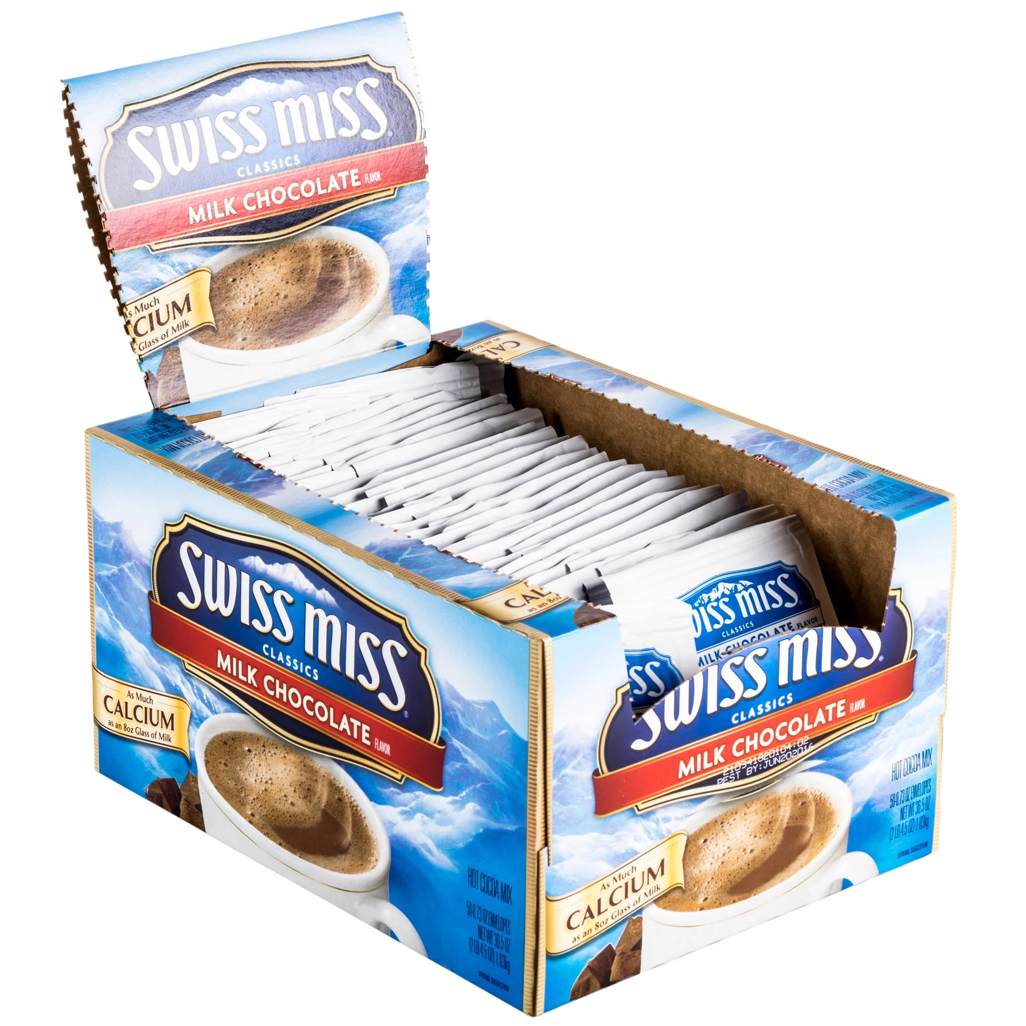 Swiss Miss Hot Chocolate Mix - 50/Box | Mélange de chocolat chaud Swiss Miss - 50/boîte | Walmart (CA)
