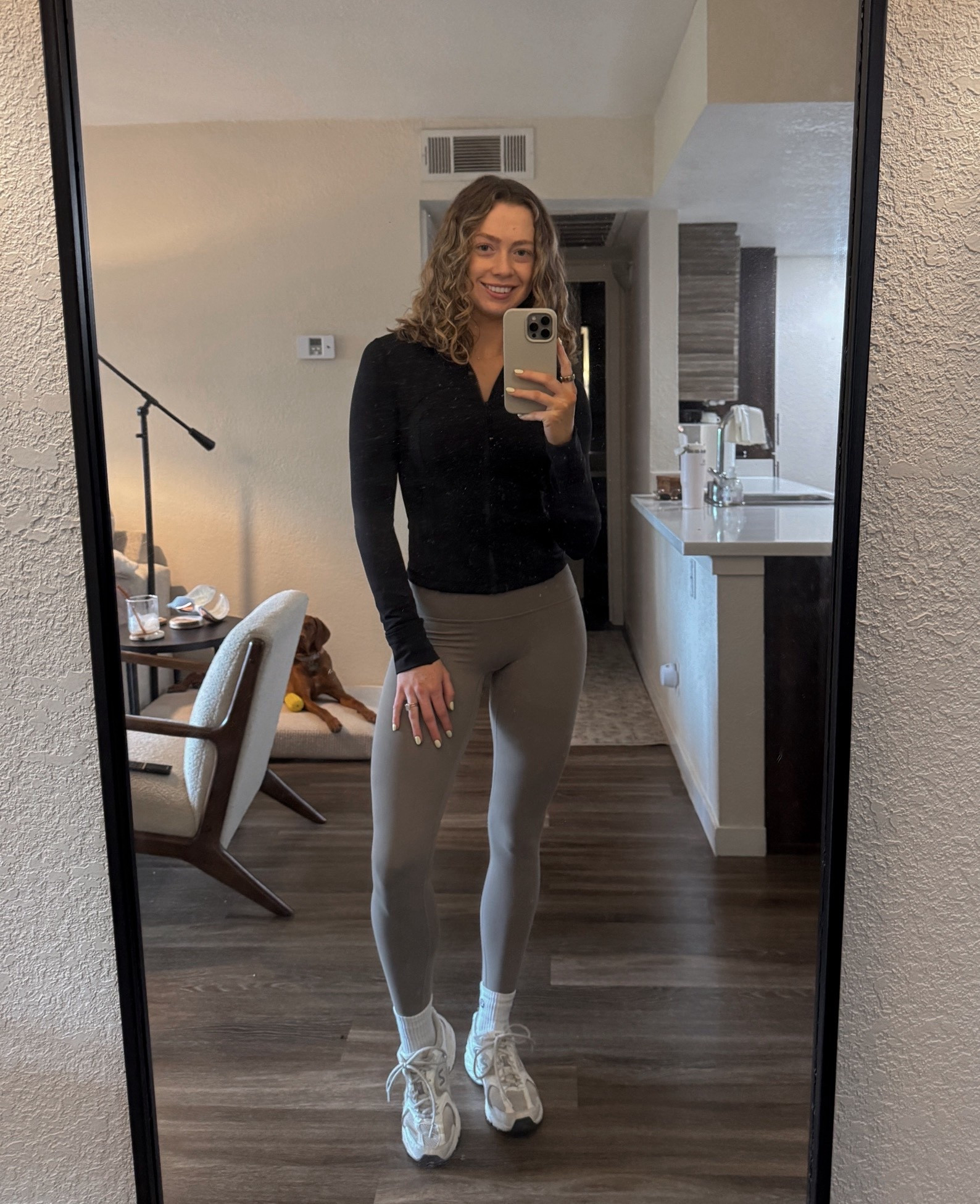 Pilates outfit
Leggings: 2 (Warm ash grey)
Shoes: TTS
Jacket: 4


#LTKActive
