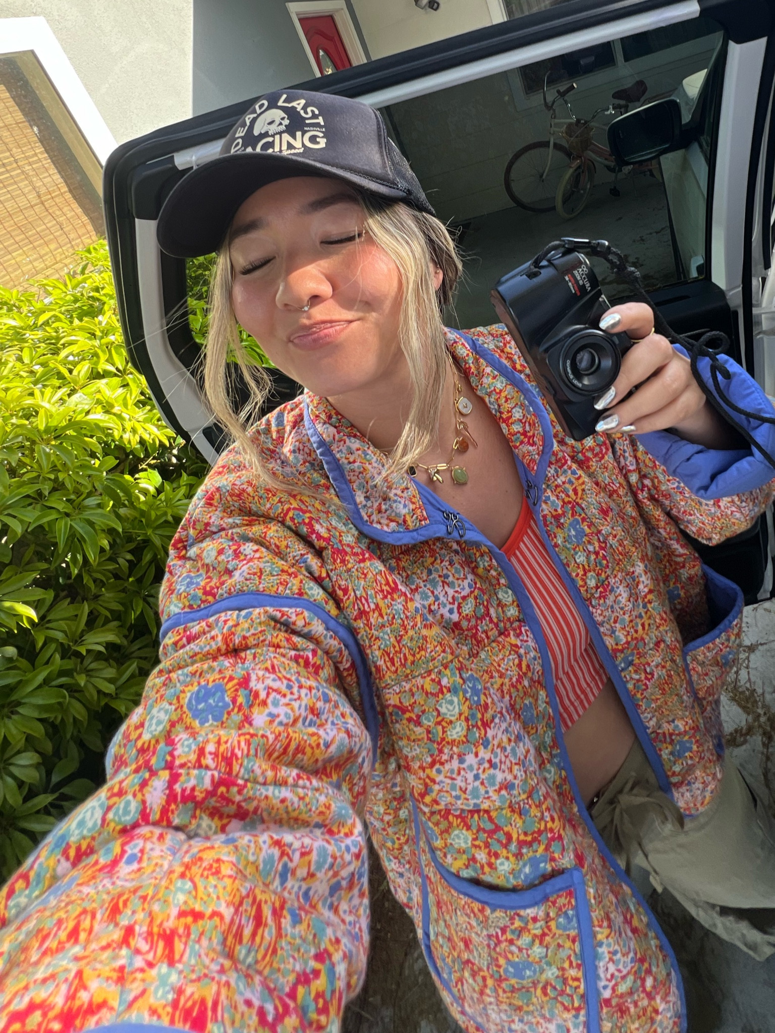 i can’t speak for the amazon knock off because i don’t have it! but it has decent reviews. i will say the real deal one is super cozy and i get compliments on it all the time!

#LTKSeasonal #LTKstyletip #LTKmidsize