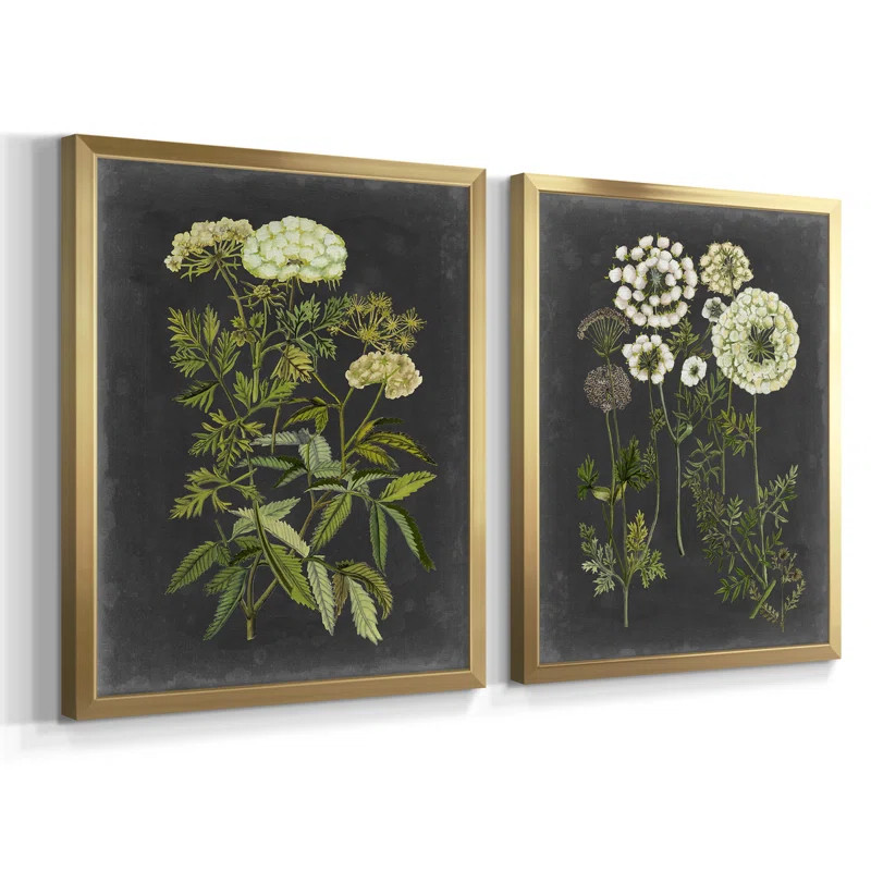 Kelly Clarkson Home Bookplate Floral I Picture Framed - Print on Canvas & Reviews | Wayfair | Wayfair North America