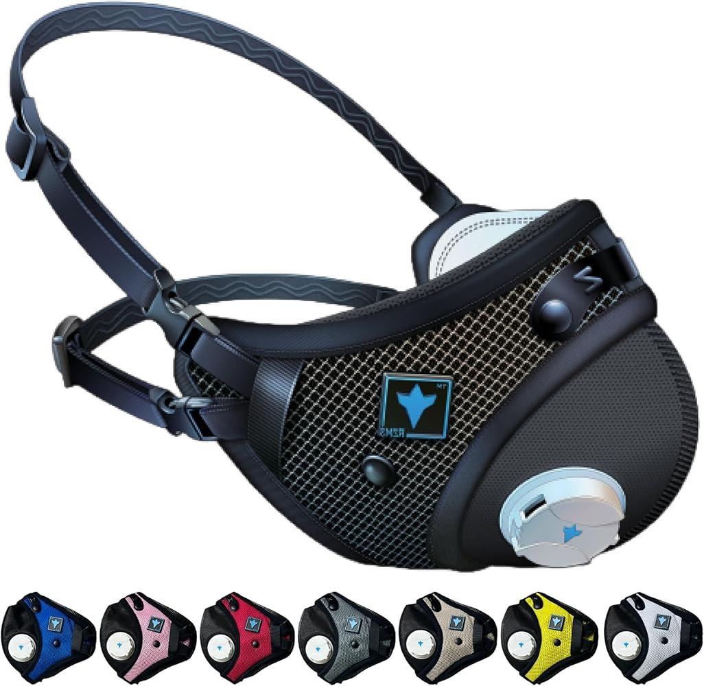 RZ Mask RZM3 - Patented Dust Mask w/ 99.8% Carbon Filtration, Anti Fogging, 360° Seal with 3 Str... | Amazon (US)