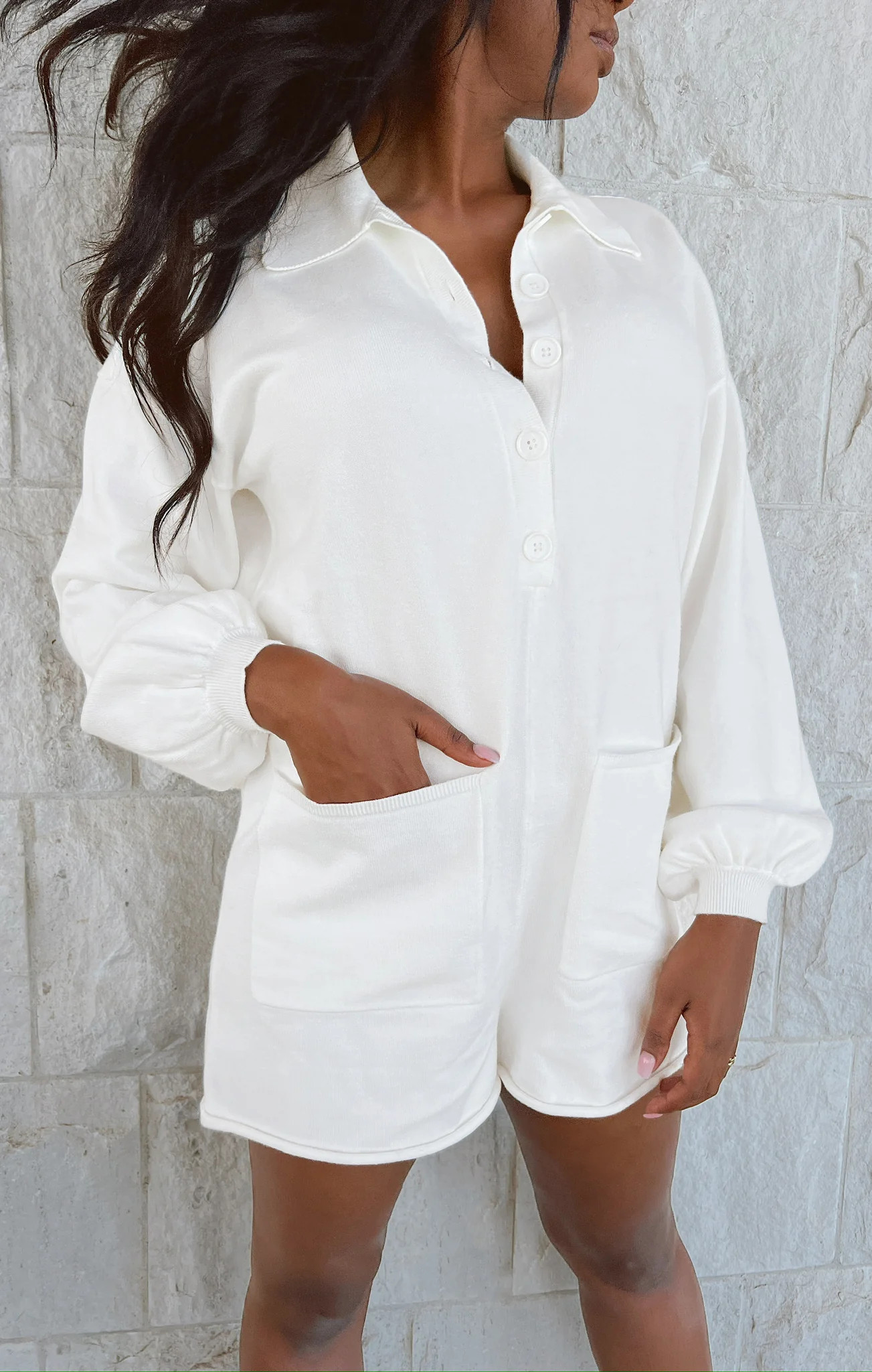 Gianni Romper ~ Cream Knit | Show Me Your Mumu