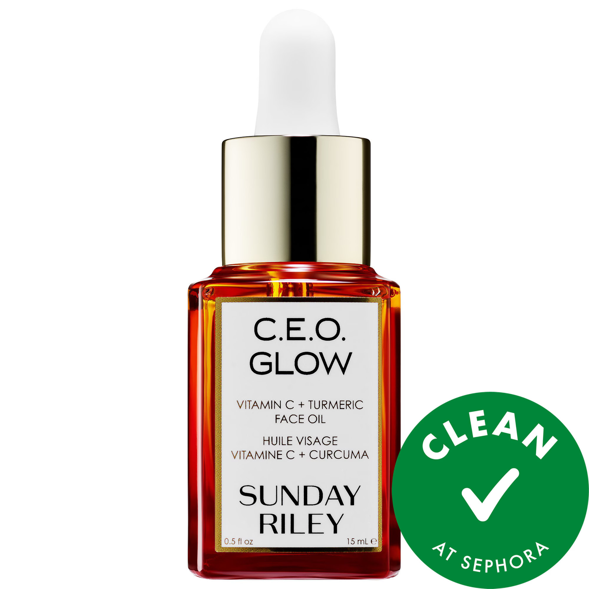 Sunday Riley C.E.O. Glow Vitamin C + Turmeric Face Oil 0.5 oz/15 mL | Sephora (CA)