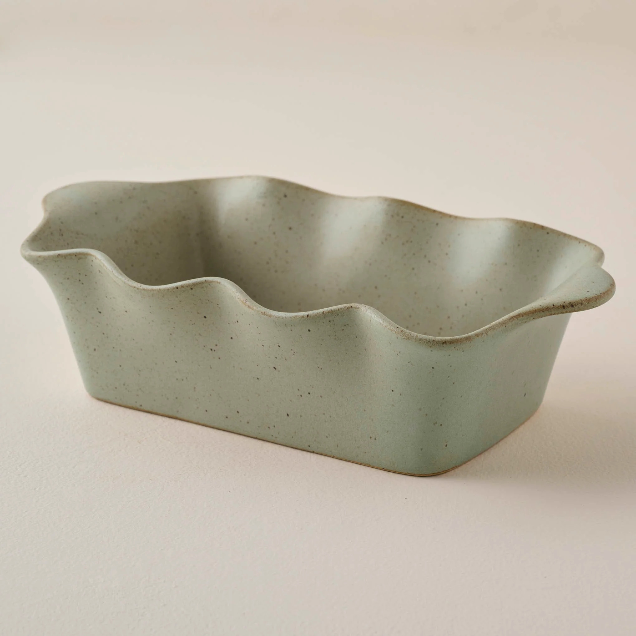 Loden Green Scalloped Loaf Pan | Magnolia