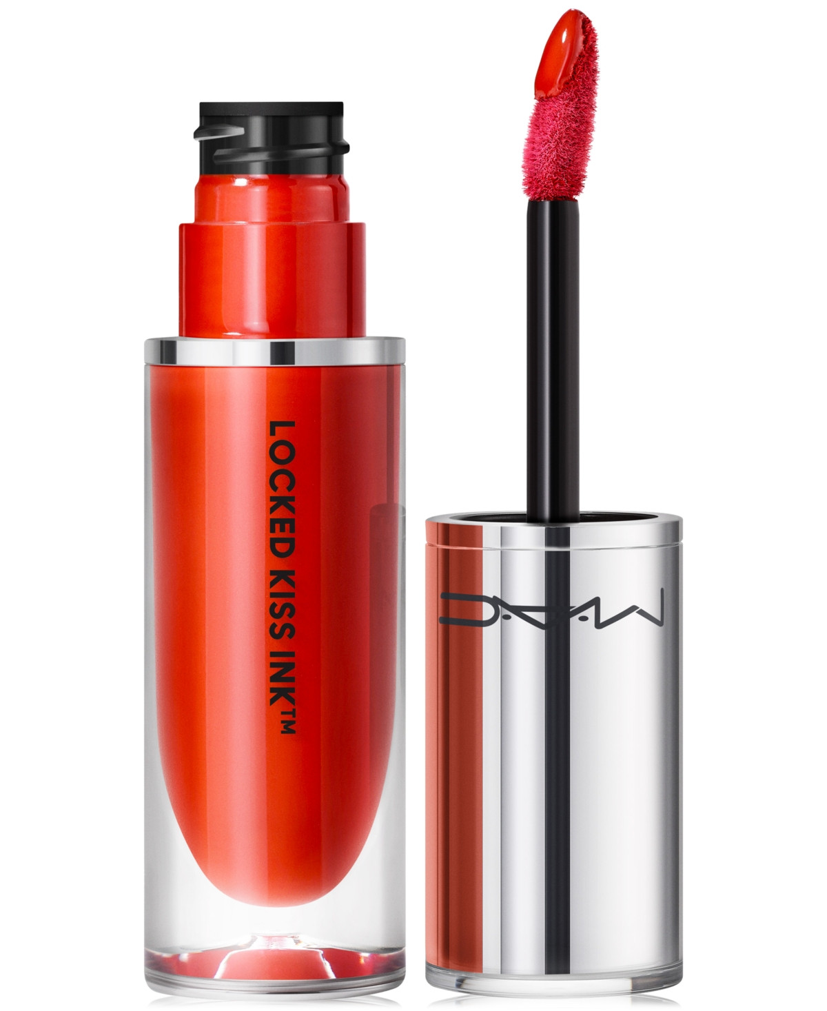 Mac Locked Kiss Ink Lipstick - Gutsy (Bright Orange Red) | Macy's