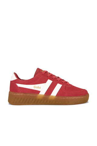 Women's Grandslam Suede Sneakers in Coral & Off White & Gum | Revolve Clothing (Global)