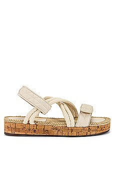 Schutz Demmy Sandal in Sugar White from Revolve.com | Revolve Clothing (Global)