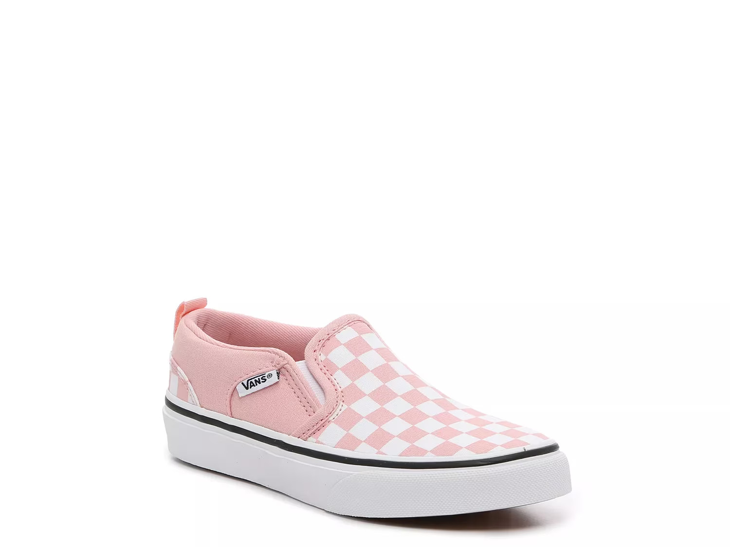 Vans Asher Checkboard Slip-On Sneaker - Kids' | DSW