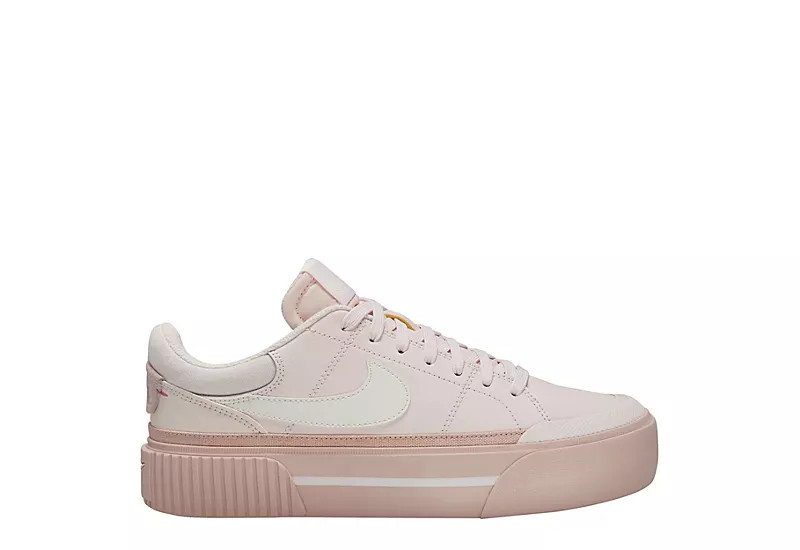 PALE PINK NIKE Womens Court Legacy Lift Sneaker | Rack Room Shoes