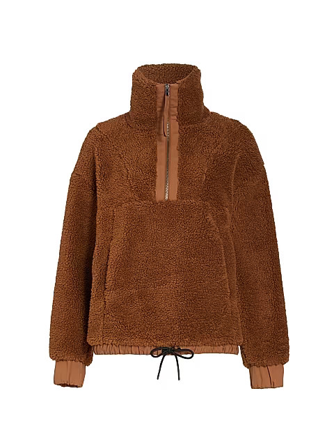 Appleton Faux Shearling Zip Sweater | Saks Fifth Avenue