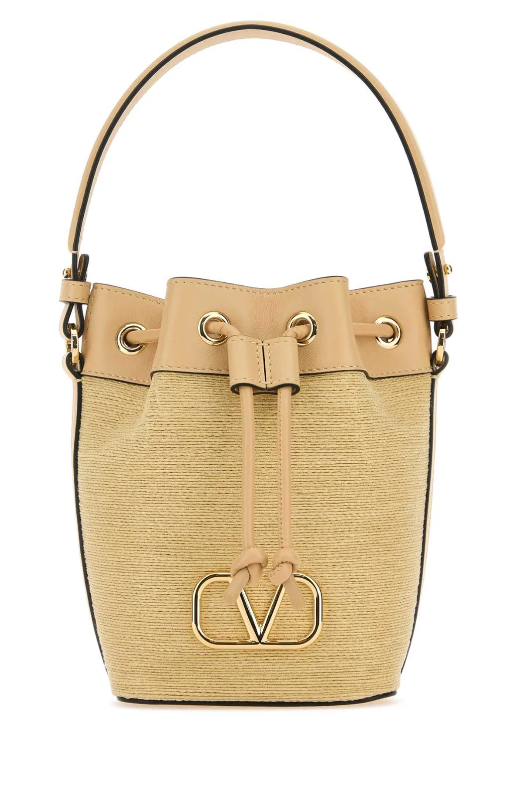 Valentino	VLogo Signature Drawstring Mini Bucket Bag | Cettire Global