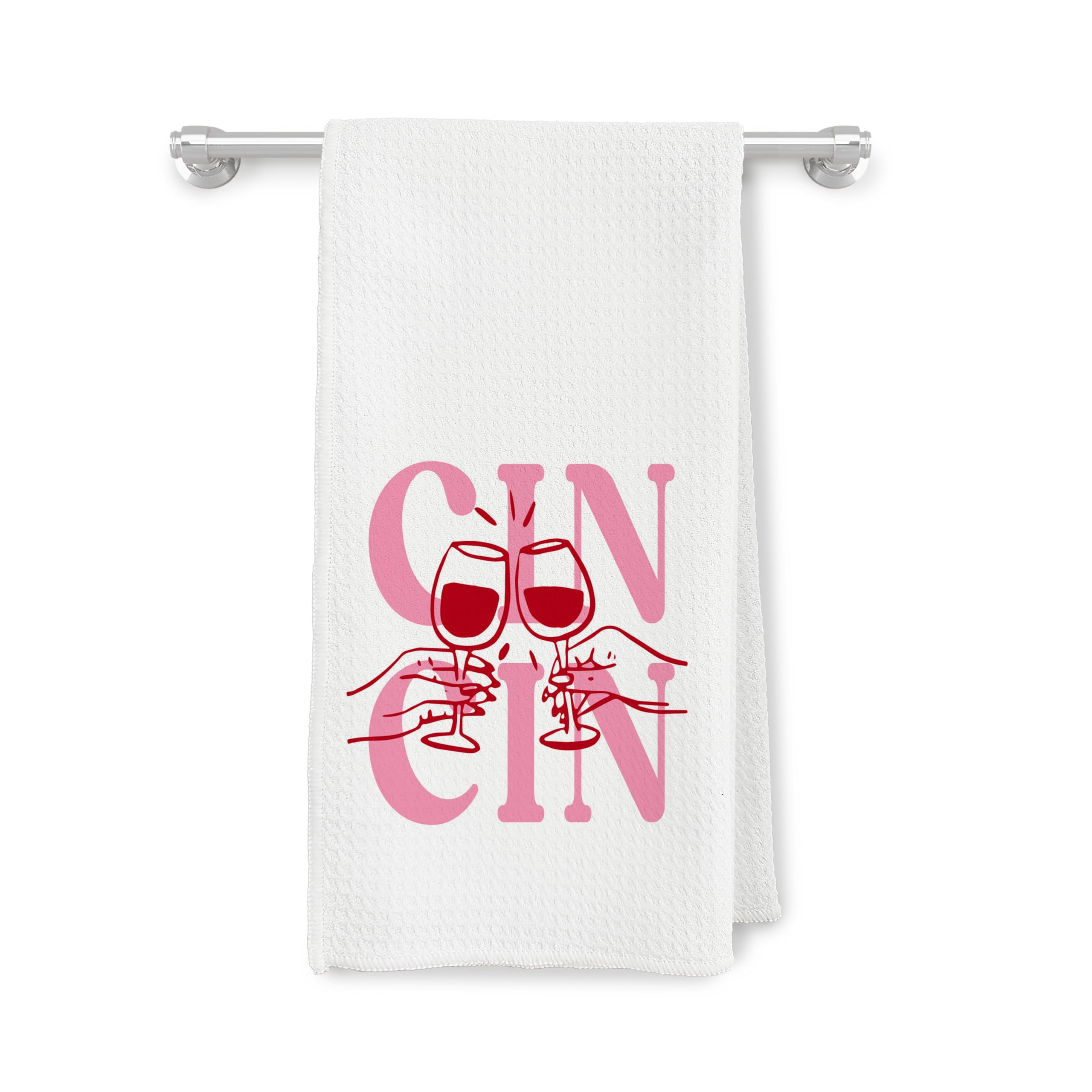Trendy Preppy Wine Kitchen Towels, Gifts for Wine Lovers Drinkers Dish Tea Towels, Italian CIN CI... | Amazon (US)
