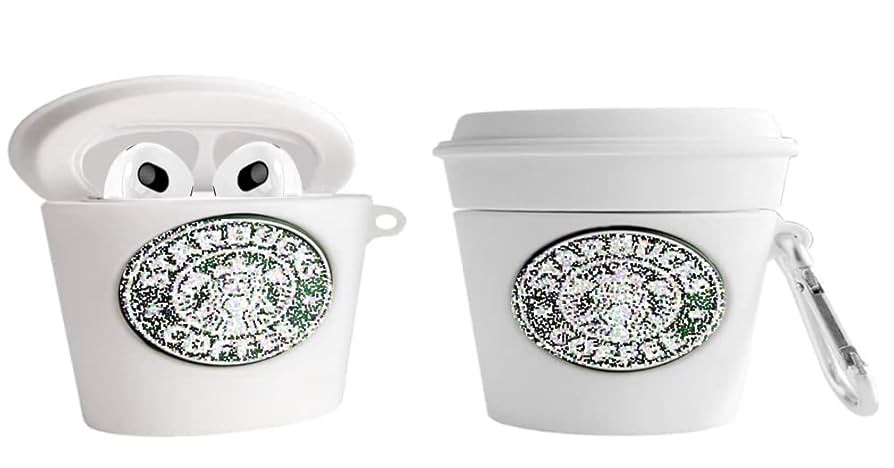 AirPods 3 Kawaii Ice Cream Cup Case, Soft Silicone Shock-Absorbing Protective Case with Keychain ... | Amazon (US)