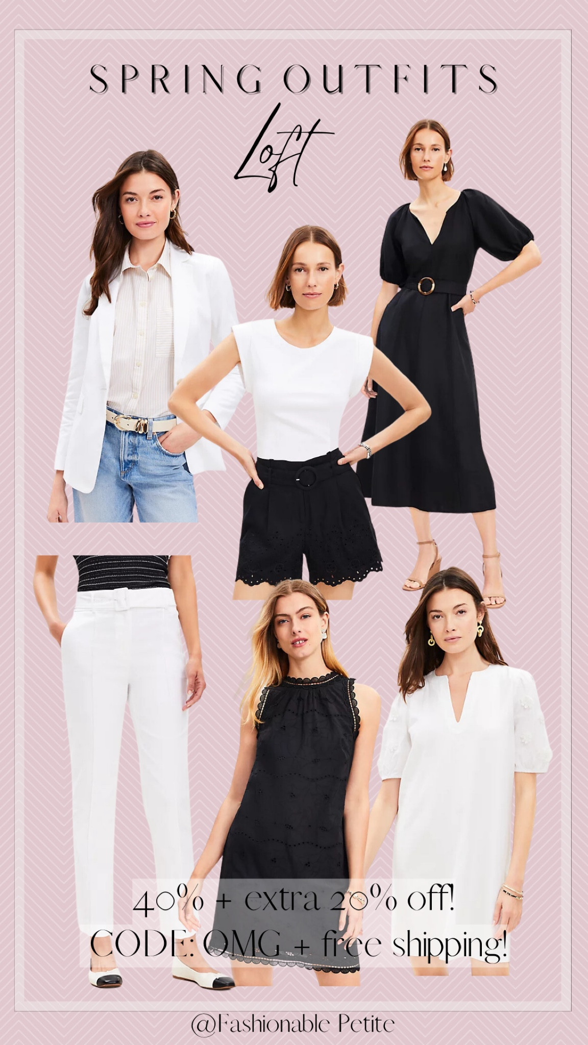 Spring outfits from LOFT! 

Spring dress. Petite dress. White blazer. Spring outfit. Dresses. Eyelet. Lace. Date night. 
