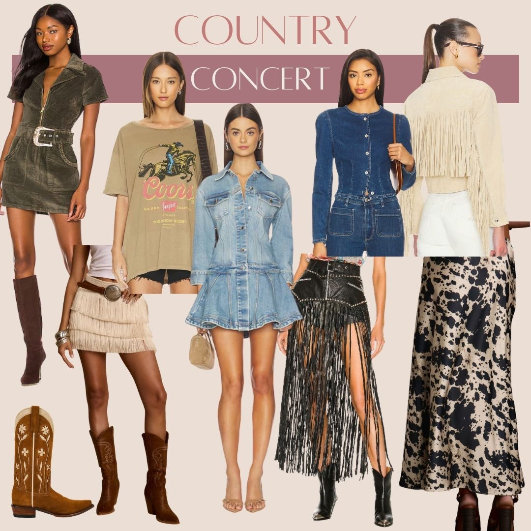 Country Concert outfits 🤠 #countryconcertoutfit #rodeo #concert #festival #western #boots #denim 

#LTKFestival #LTKootd