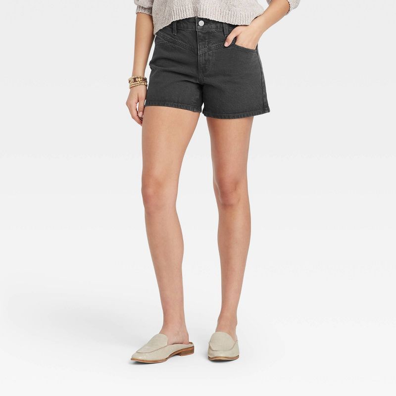 Women's High-Rise Midi Jean Shorts - Universal Thread™ | Target