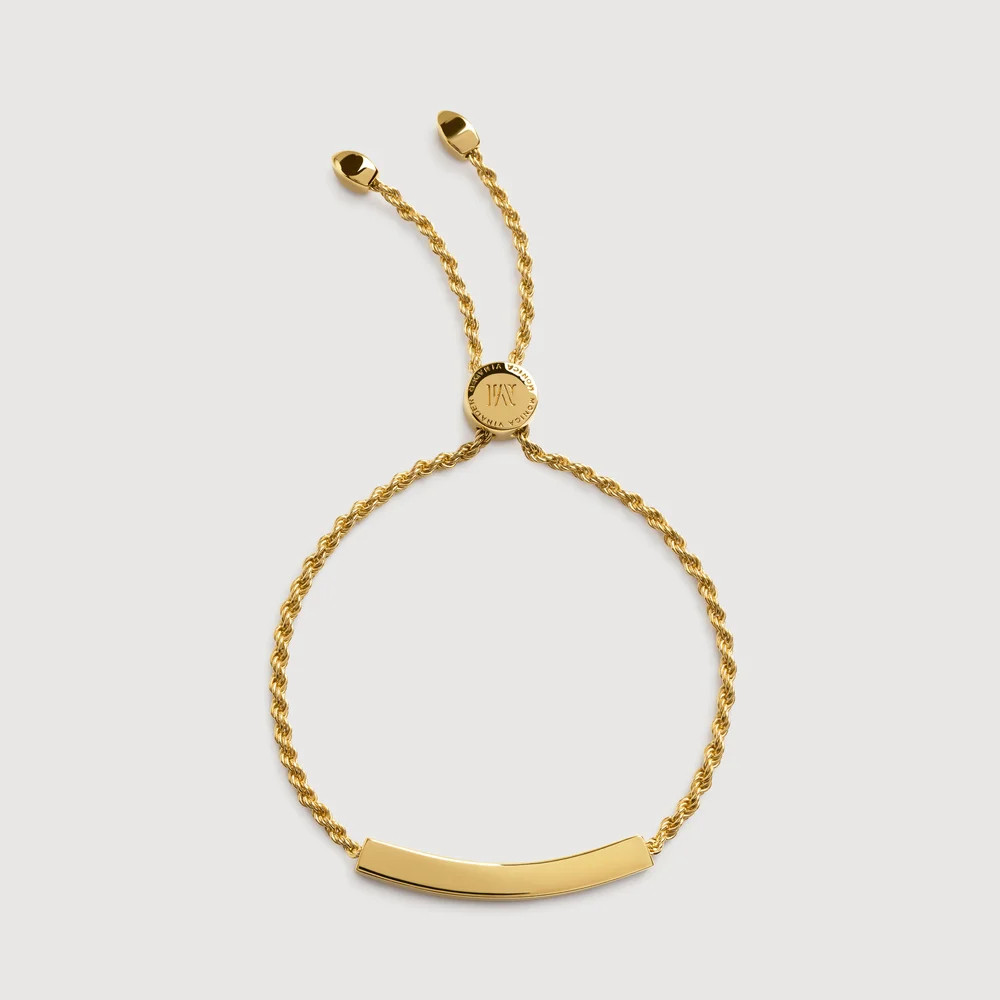 Linear Chain Bracelet, Gold Vermeil on Silver | Monica Vinader (US)