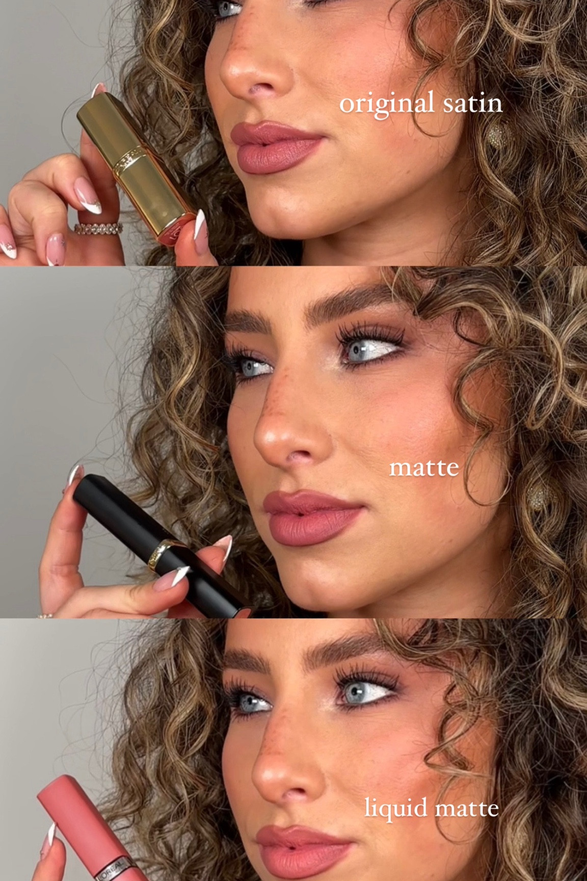 the perfect neutral pink shade in 3 different styles. Do you prefer satin, matte, or liquid matte?
#ad #LOrealParisCosmetics #LOrealParisMakeup #TargetPartner #Target @target @lorealparis 