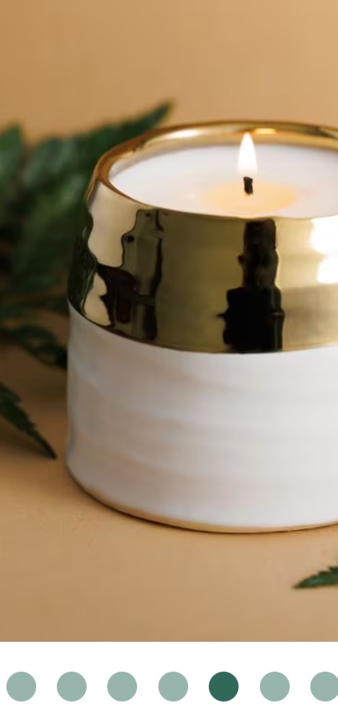 A candle that GROWS 🍃after you burn this candle, plant the seeds as instructed in your emptied candle ! 