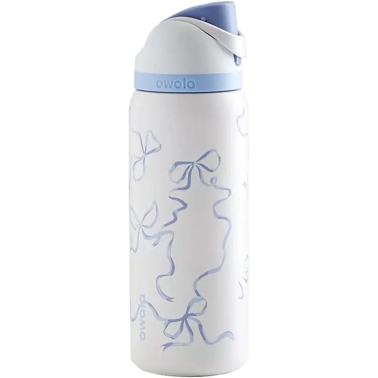 Owala Tied And True Blue Bows 32 Oz Freesip UO Exclusive 32OZ Owala Urban Cup Owala FreeSip Insul... | Walmart (US)