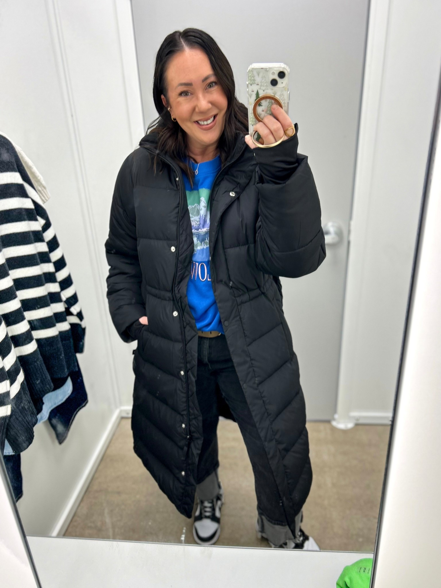 The ultra long puffer winter coat of my dreams! XL! I love this one so much, I ordered it right away!  Only $89.98!  I was looking at coats just like this one in the $200-$300 range. This one will keep you warm! Thumb holes. Double zipper. Zippers on the sides. Buttons. Detachable hood. Hurry and grab this one before it sells out if you’ve been looking for something similar. ❄️ @walmart

#LTKSeasonal #LTKFindsUnder100 #LTKOver40