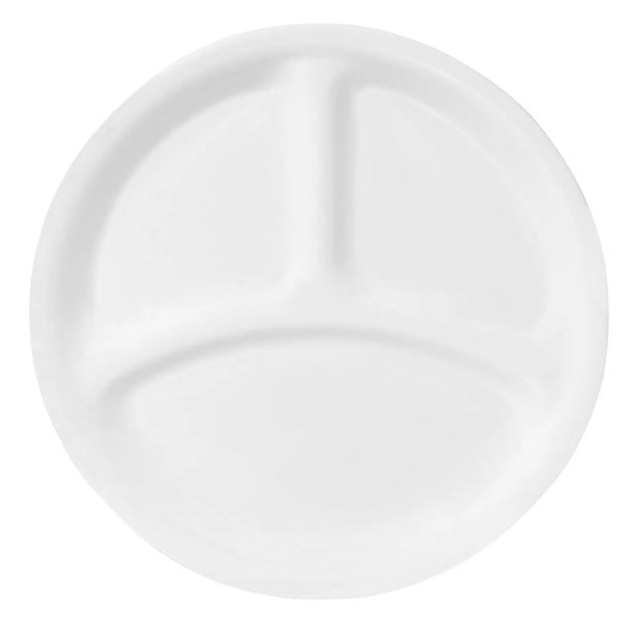 Corelle Winter Frost White, Round Divided Dinner Plate, 10.25" - Walmart.com | Walmart (US)
