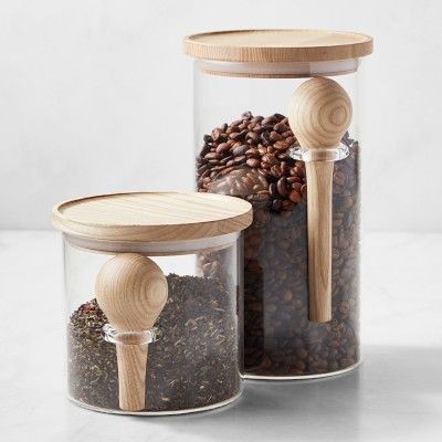 Hold Everything Coffee & Tea Stacking Canisters | Williams-Sonoma