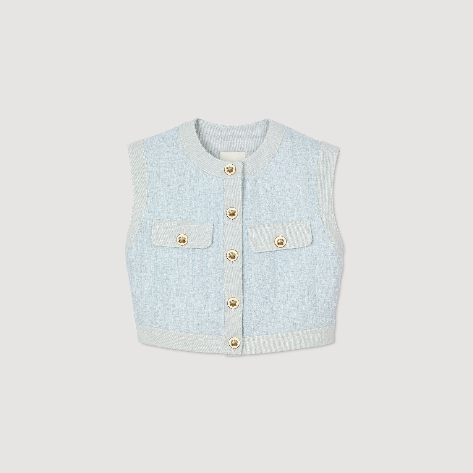 Decorative tweed jacket | Sandro US | Sandro-Paris US