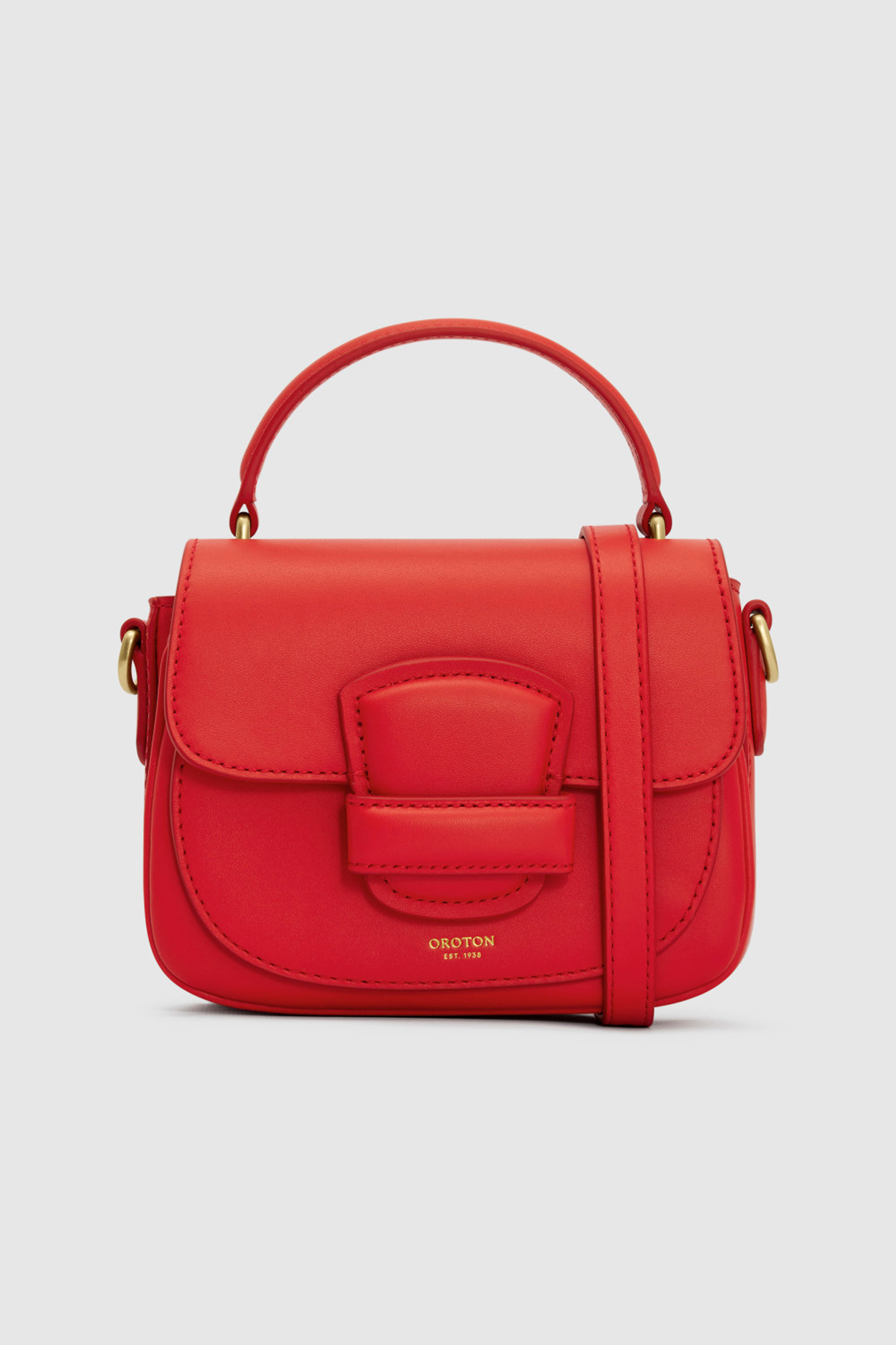 Carter Mini Day Bag - Chilli Pepper | Oroton | Oroton