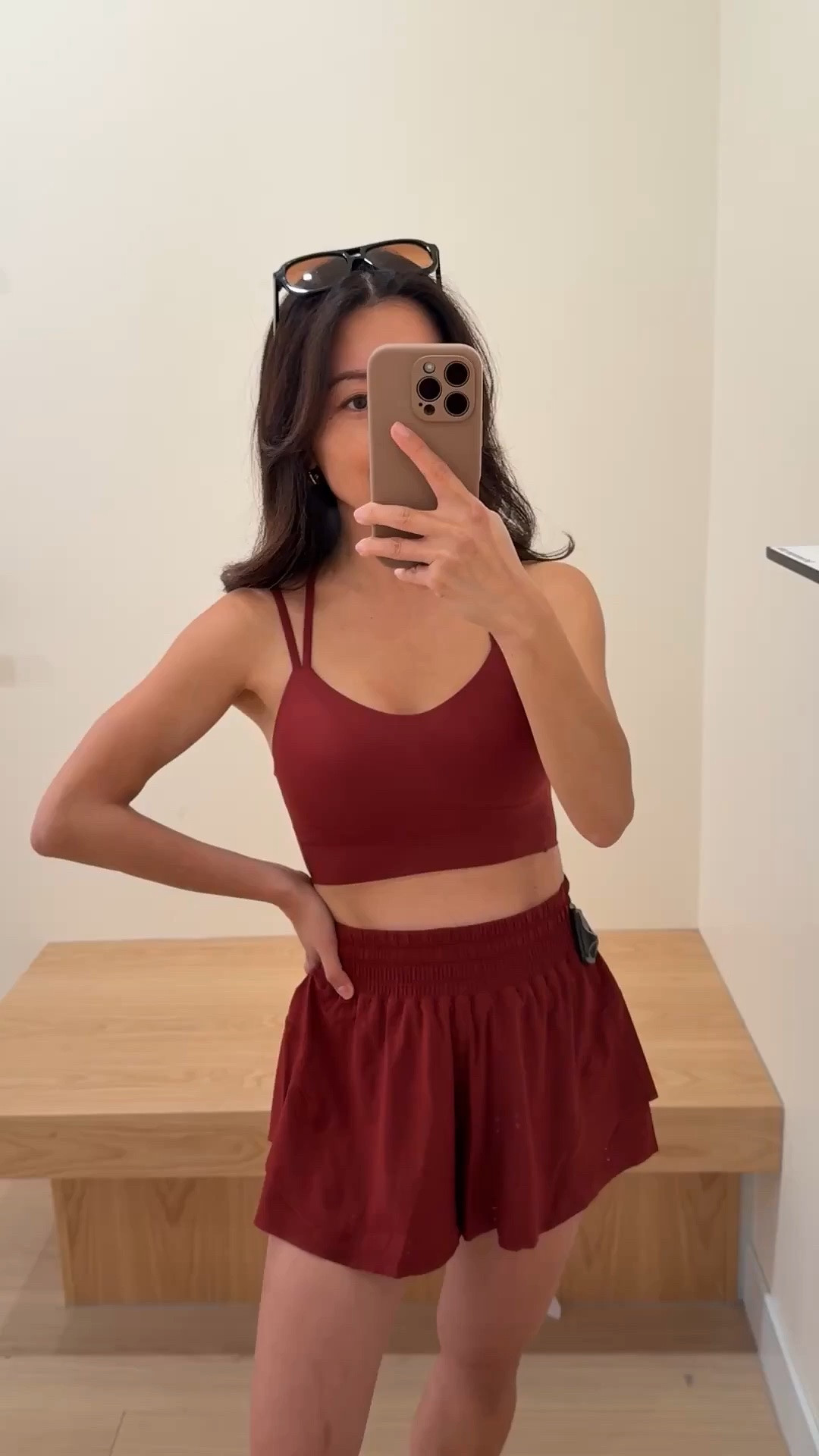 Lulu sale picks! I usually wear size 2 in lulu and sized up here.
• High-rise flutter shorts size xs. XS waist is 24” when not stretched. These have a liner inside to cover your underwear. cute for running, gym, everyday mom life, theme parks 
• Longline bra top size 4, very soft and comfy. I size up since I don’t like my bras too tight. 
• Madewell sunglasses

Matching workout set, gym outfit, athleisure

#LTKActive #LTKPetite #LTKfitnessgoals