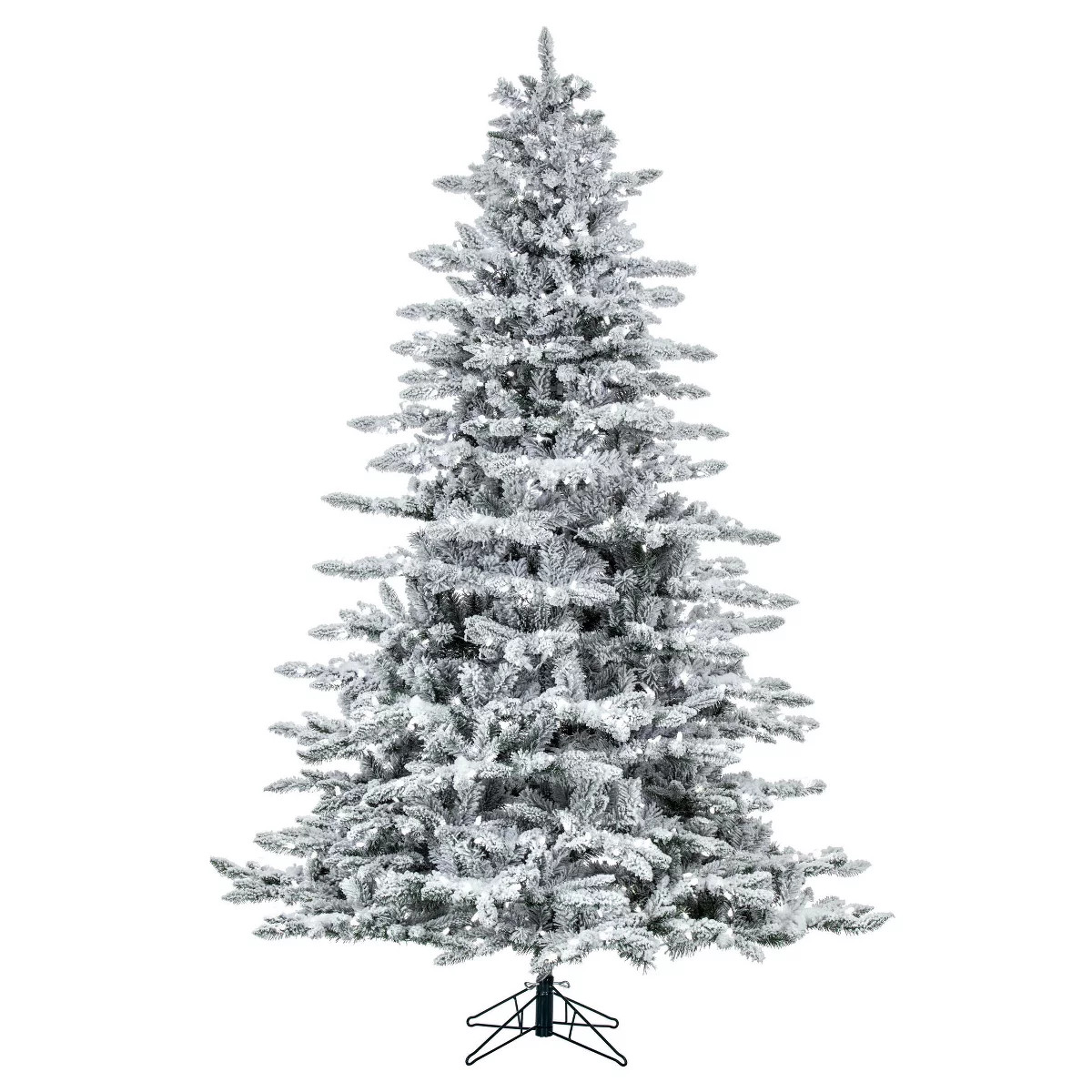 Vickerman Flocked Utica Fir Artificial Christmas Tree | Target