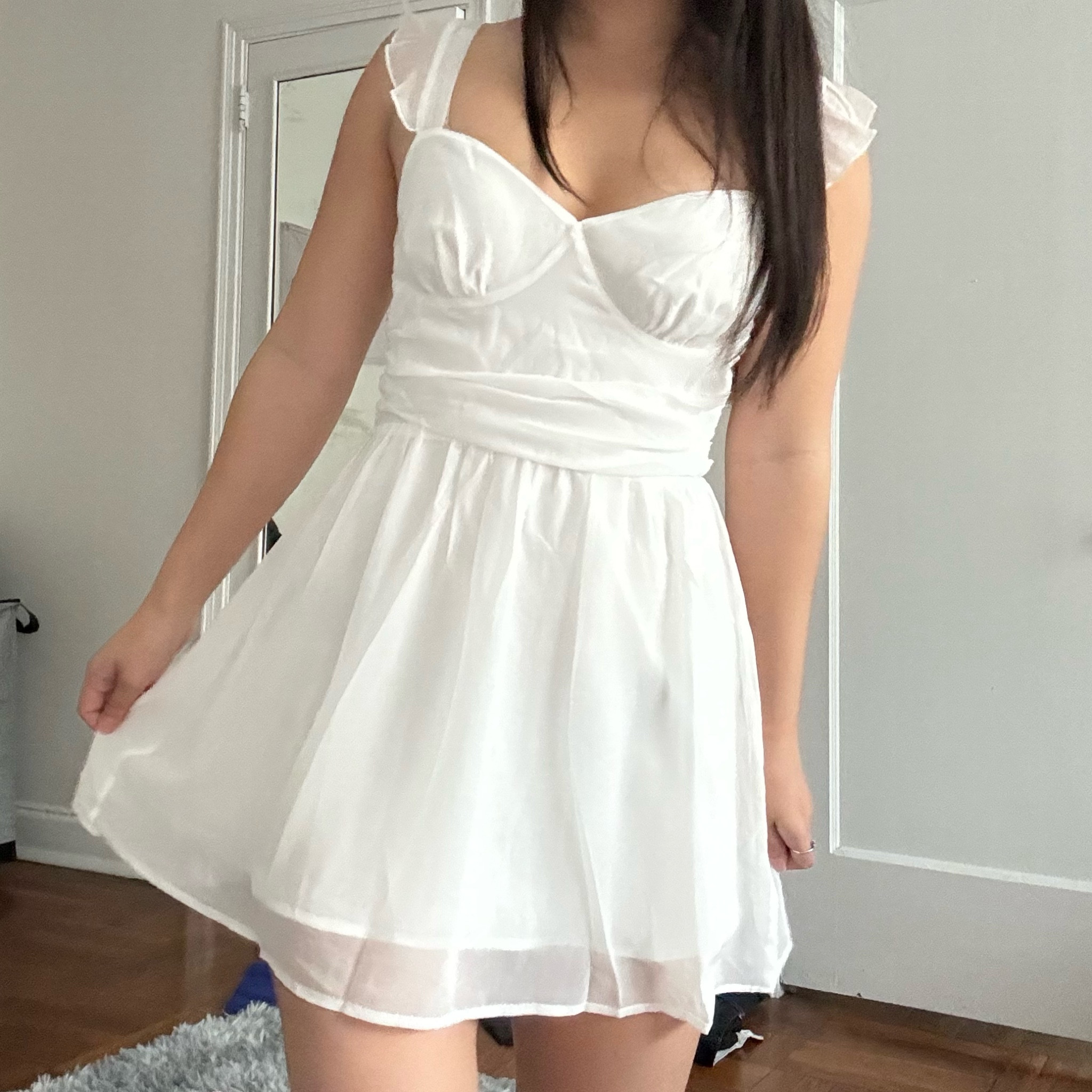 Graduation dress inspo

Pair with a mule sandals or strappy white kitten heels 

Girly dress for graduation . coquette gradation dress . White graduation dress . High school graduation dress . Graduation photos . College graduation dress. Sheer white dress . Short white dress . Spring dress . Tea party dress . Dress on sale . Graduation dress under 50 

#LTKStyleTip #LTKSeasonal #LTKSaleAlert