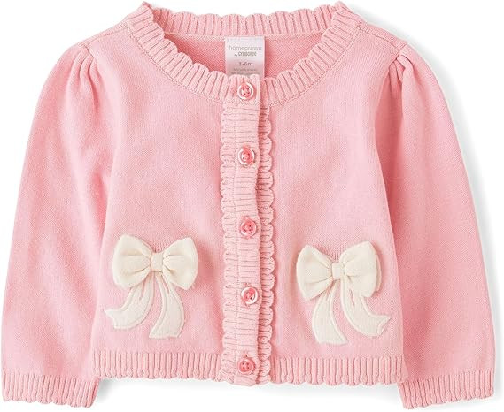 Gymboree Baby Girls' Button Up Cardigan Sweater | Amazon (US)