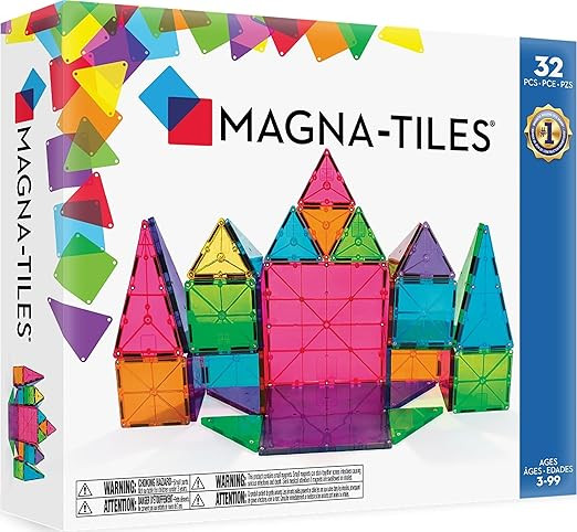 What’s Included: 32 translucent geometric shapes in 6 different colors. This set includes Squar... | Amazon (US)