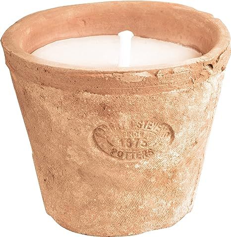 Esschert Design AT20 Aged Terra Cotta Pot with Candle | Amazon (US)