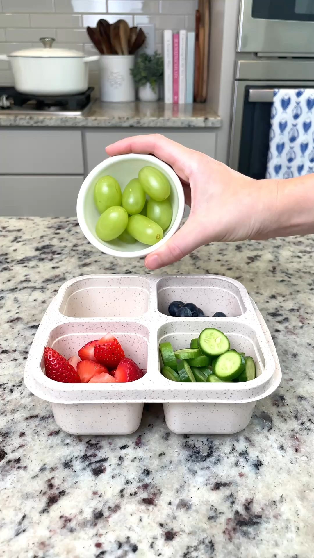 Meal prep asmr 🥒🫐✨ 

#LTKHome